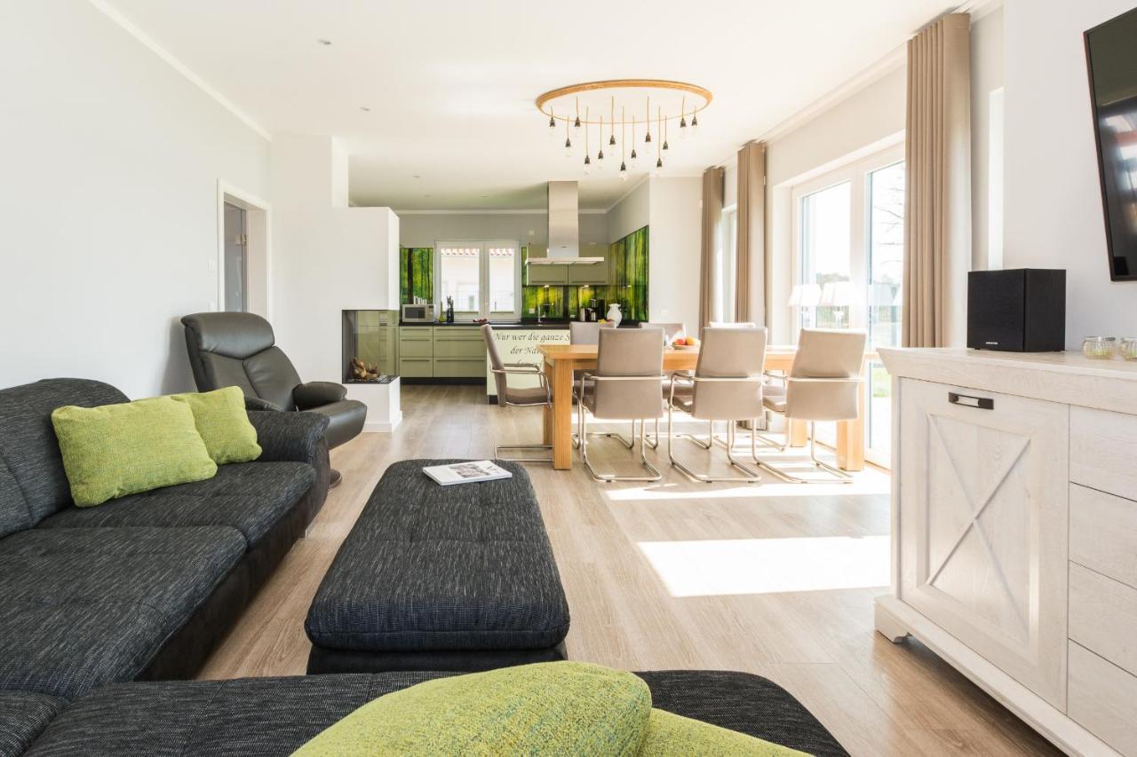 Luxus-See-Domizil Mit Sauna, Kamin Und Boot-130 Qm Fuer 6 Personen Krakow am See Exteriör bild