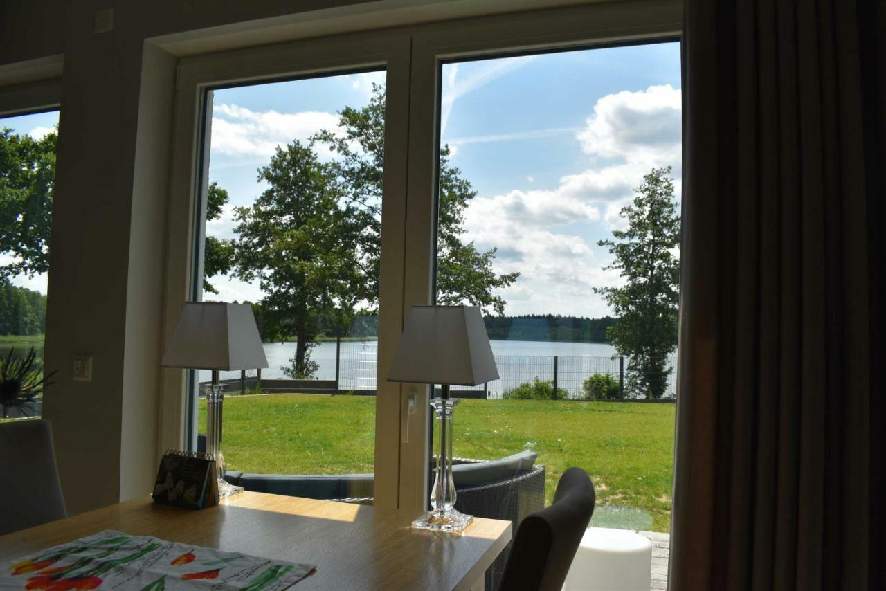 Luxus-See-Domizil Mit Sauna, Kamin Und Boot-130 Qm Fuer 6 Personen Krakow am See Exteriör bild