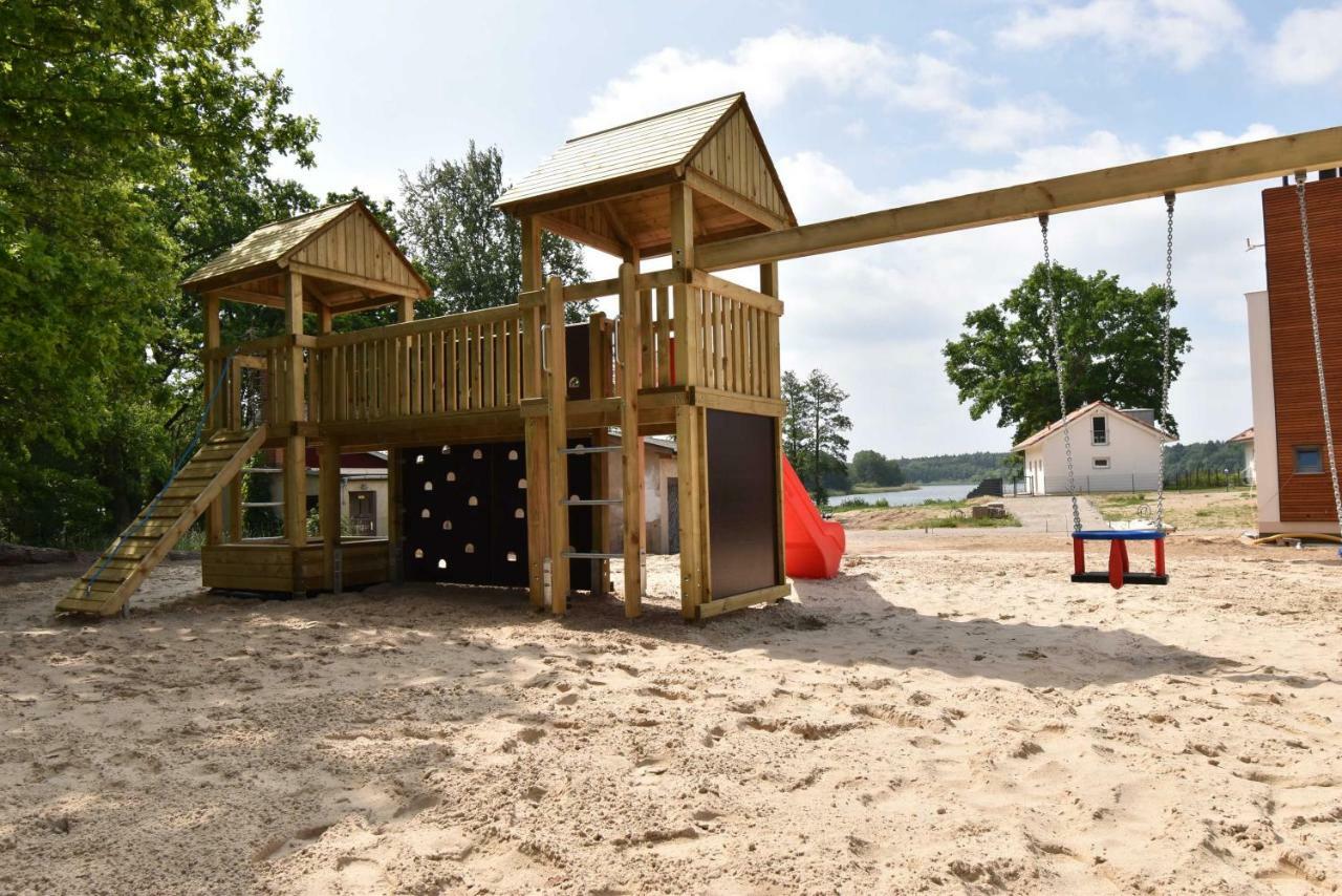 Luxus-See-Domizil Mit Sauna, Kamin Und Boot-130 Qm Fuer 6 Personen Krakow am See Exteriör bild